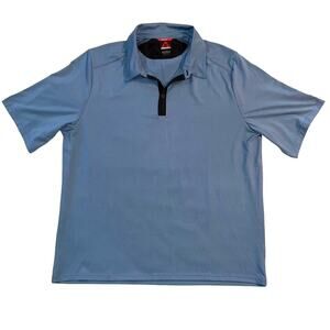 Gerry Mens Polo T Shirt Top Short Sleeve Collared Summer Golf Blue XXL